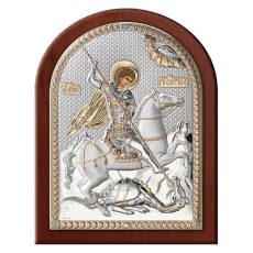 Icoana Argint Sf Gheorghe 12x16 cm