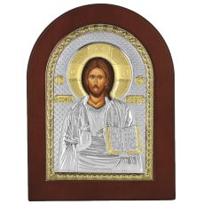 Icoana Iisus Hristos Argint 14x10 cm