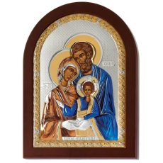 Icoana Argint Sfanta Familie 21x15cm Auriu Color