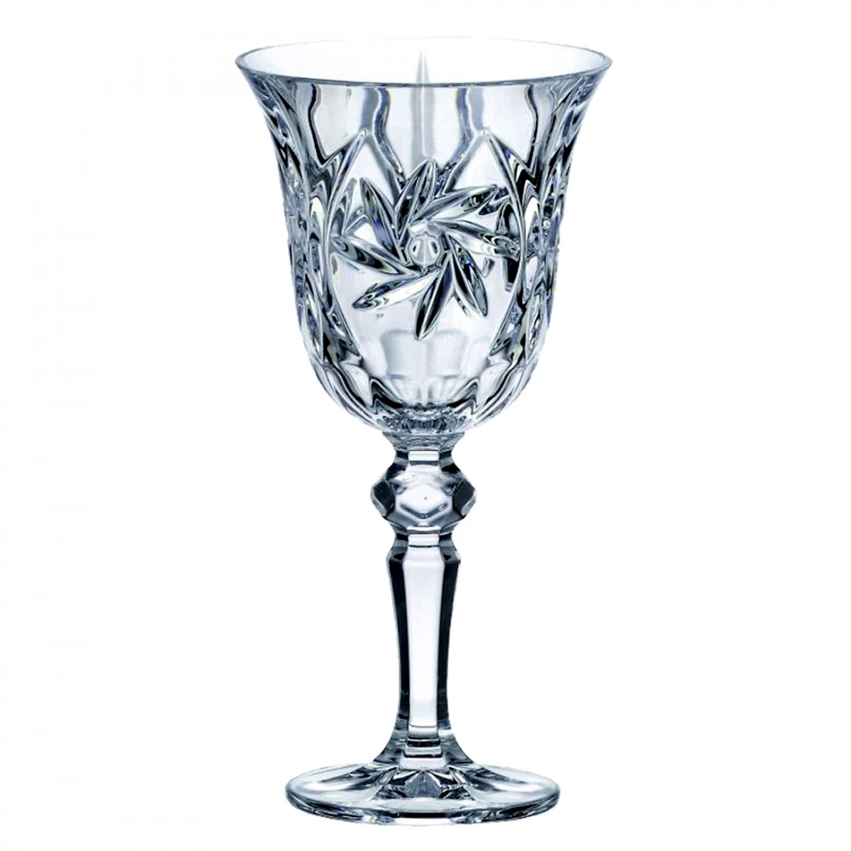 Pahare Vin Cristal Bohemia Lorey Pinwheel 280ml