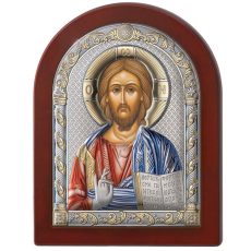 Icoana Argint Isus 12x16cm Color