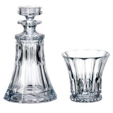 Set 6 pahare si Sticla Whisky Wellington Bohemia Cristallite