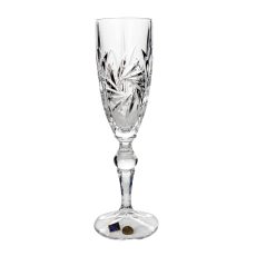 Pahare Cristal Bohemia Sampanie Pinwheel 180ml