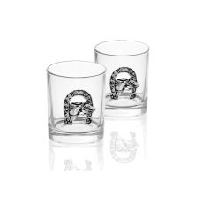 Set 6 pahare argintate shoturi Lucky Horse by Chinelli Italy