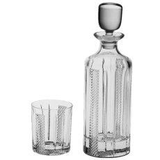 Set Pahare Cristal Bohemia Cu Decantor Whisky Choker