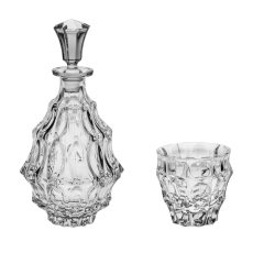 Set Pahare Whisky si Decantor Fortune Cristal Bohemia