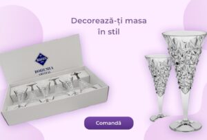 set pahare cristal