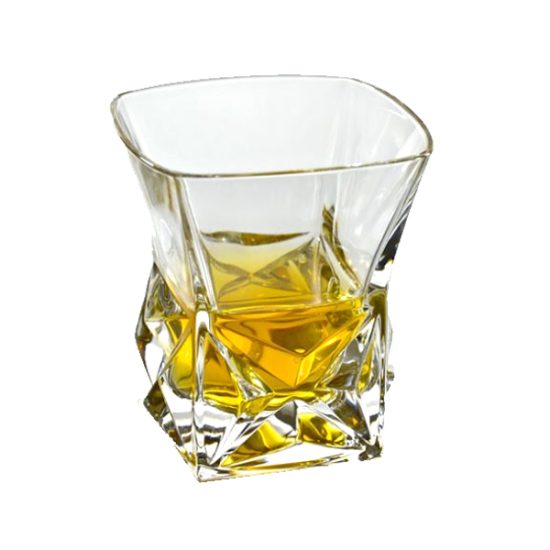 Set 6 pahare cristal whisky 280 ml Pyramide 3664 - 1