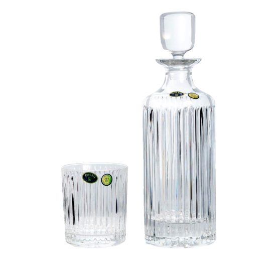 Set 6 Pahare Whisky Cristal cu Sticla Skyline Bohemia 3661