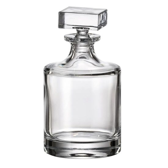 Decantor Cristal Bohemia Blank 700 ml Dop Patrat