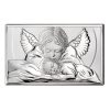 Icoana Argint Ingerul Pazitor 20x12cm