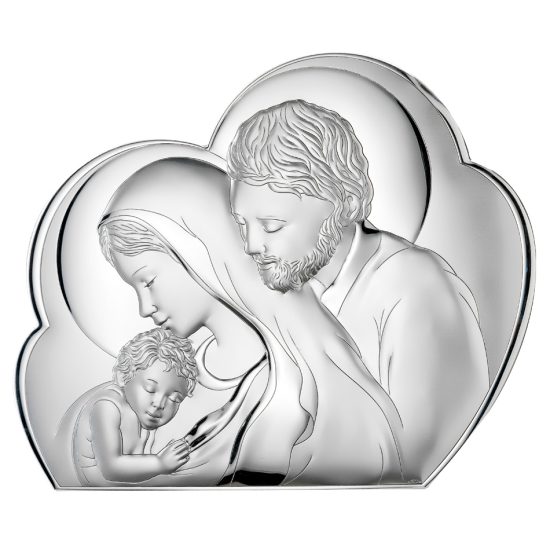 Icoana Sfanta Familie Argint 38x31cm 3985