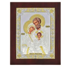 Icoana Sfanta Familie Argint 18x22cm