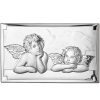 Icoana Argint Ingerii Pazitori 50 x 24.5 cm Rafael Madonna Sixtină