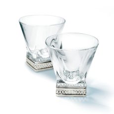Pahare Shot Argintate Bicherini Traforato