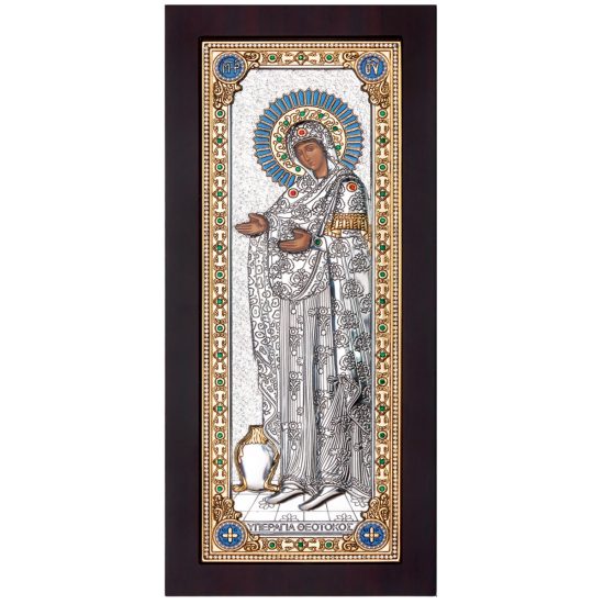 Icoana Sporul Casei Argint 10x22cm