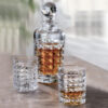 Set Pahare de Whisky Cristal Bohemia cu Sticla Diamond