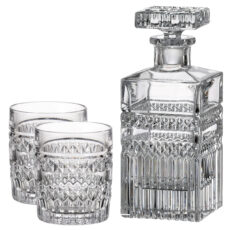 Set Pahare Cristal Bohemia cu Decantor Whisky Diana