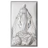 Icoana Fecioara Maria Medalia Miraculoasa Argint 9x15 cm