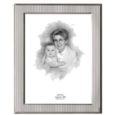 Rama Foto Argint Righe 13x18