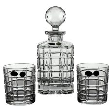 Set 2 Pahare Cristal Bohemia Whisky cu Decanter Timesquare