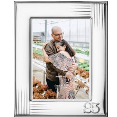 Rama Foto Argint 25 Ani Casatorie Verita 13x18 cm
