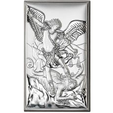 Icoana Argint Sf Mihail 12x20 cm