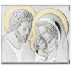 Icoana Sfanta Familie Argint 39x32 cm Auriu
