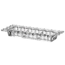 Platou Cristal Bohemia Pierced Kabaret 16x36.5x5cm