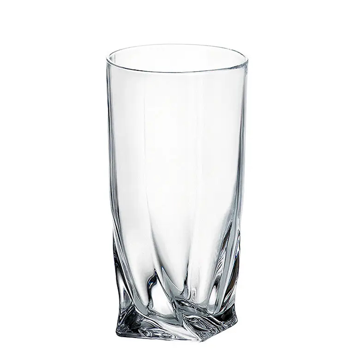 Set 6 Pahare Apa Cristal Bohemia Quadro 350 ml