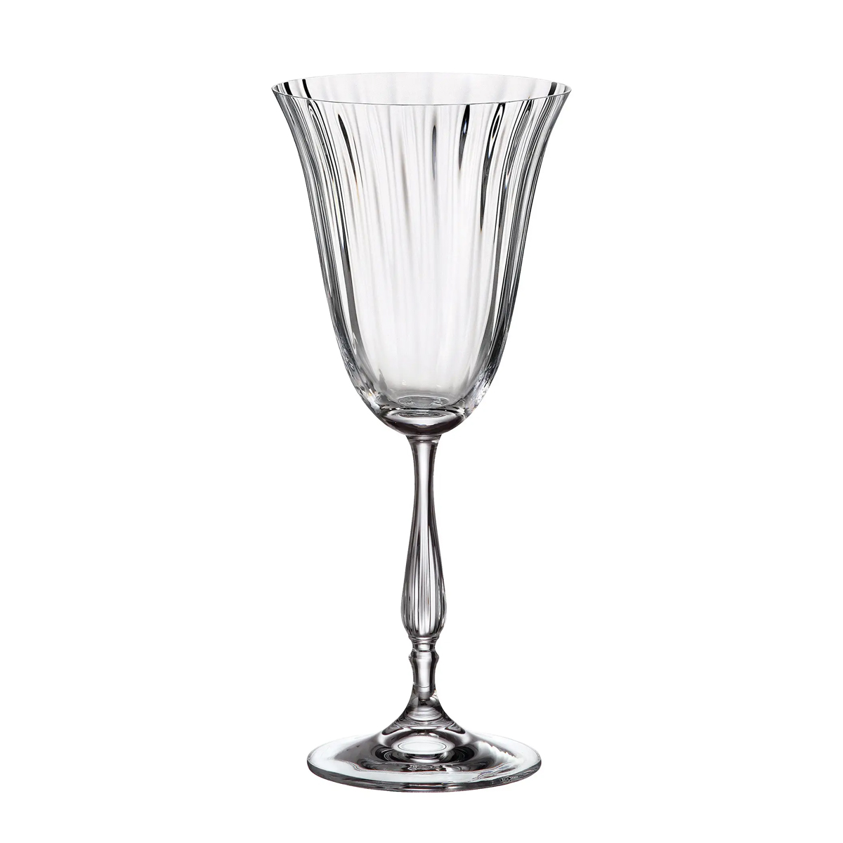 Set 6 Pahare Bohemia Vin Rosu Fregata Optic 250 ml