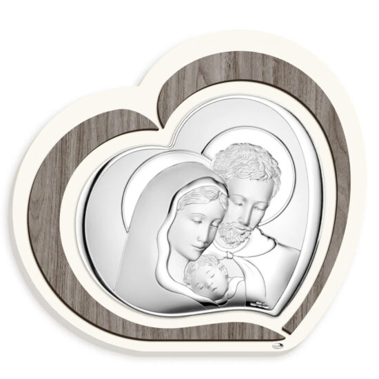 Icoana Sfanta Familie Argint 44x40 cm