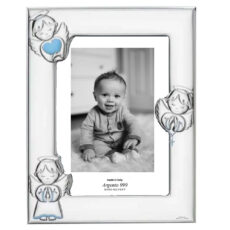 Rama Foto Argint Bebelusi 13x18 cm Ingerasi Bleu