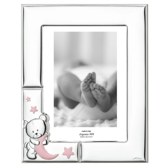 Rama Foto Argint Bebelusi 13x18 cm Luna Roz