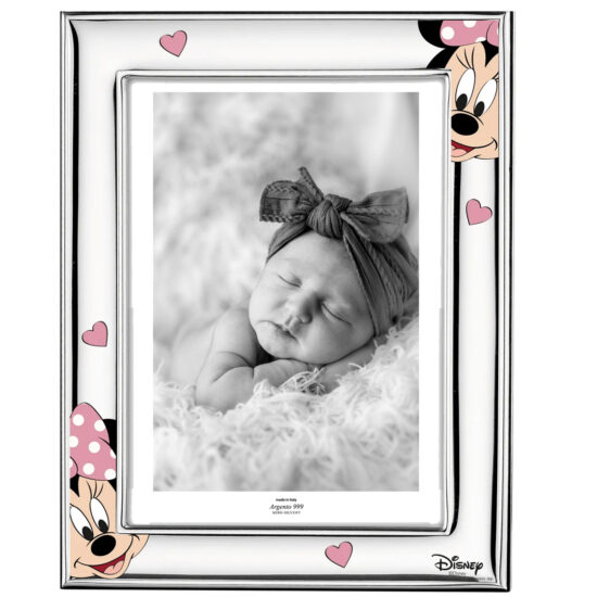 Rama Foto Argint Bebelusi 13x18 cm Minnie Roz
