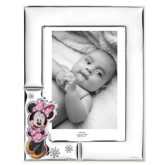 Rama Foto Argint Bebelusi 13x18 cm cu Minnie