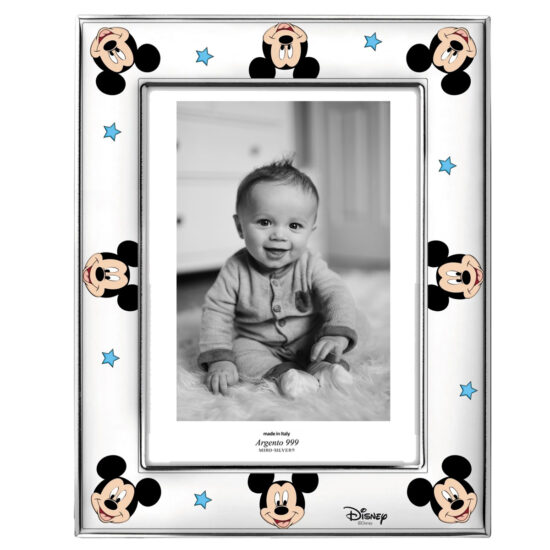 Rama Foto Argint Bebelusi 13x18cm Mickey Mouse