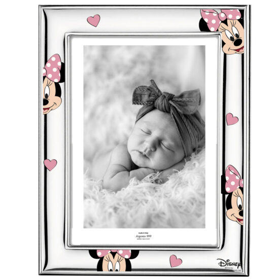 Rama Foto Argint Bebelusi 13x18cm Minnie Roz