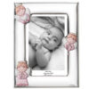 Rama Foto Argint Bebelusi 9x13 cm Ingeras Roz