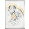 Icoana Sfanta Familie Argint 13x18 cm Aurie