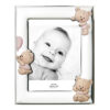 Rama Foto Argint Bebelusi Ursuleti Roz 9x13 cm