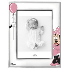 Rama Foto Bebelusi Argint cu Minnie 13x18 cm