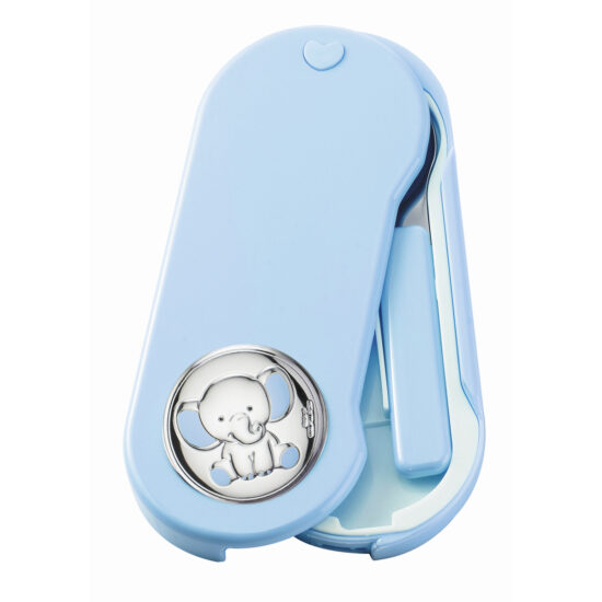 Set Tacamuri Bebelusi Argint Elefant Bleu