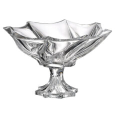 Bol Cristal Bohemia cu Picior Bromelias 33 cm