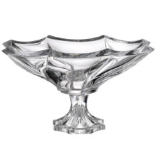 Bol Cristal Bohemia cu Picior Bromelias 35 cm