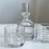 Set 2 Pahare Whisky Cristal Bohemia cu Sticla Dover