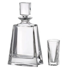 Set Pahare Tuica Cristal Bohemia cu Sticla Kathrene