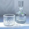 Set 2 Pahare Whisky din Cristal Bohemia cu Sticla