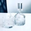 Set 2 Pahare Whisky Cristal Bohemia cu Sticla Dover